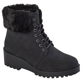 Womens Rampage Sacha Wedge Ankle Boots