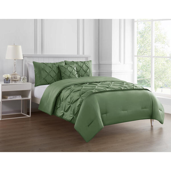 Olivia Parker 4pc. Pintuck Comforter Set - image 