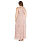 Plus Size R&M Richards Sleeveless Sequin Floral Tier A-Line Dress - image 2