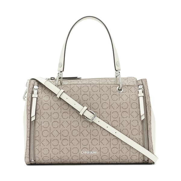 Calvin Klein Garnet Triple Compartment Satchel - image 