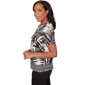 Womens Alfred Dunner Detail Driven Tropical Leaf Blouse - image 4