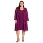Plus Size R&M Richards 2 Piece Duster Georgette Beaded Trim Jack - image 1