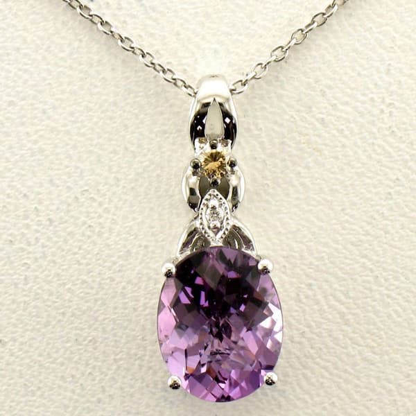 Le Vian Chocolatier(R) Grape Amethyst(tm) & Diamond  Pendant - image 