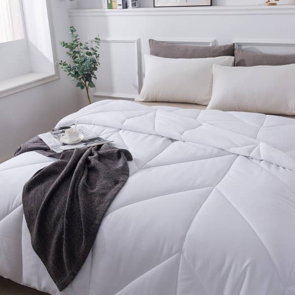 St. James Home Chevron Stitch Down Alternative Comforter