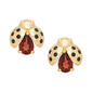 Gianni Argento Gold over Sterling Silver Ladybug Stud Earrings - image 1
