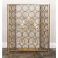 9th & Pike&#174; Brass Metal Modern Fireplace Screen - image 2