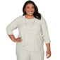 Plus Size Alfred Dunner Vintage Charm Diagonal Spliced Detailed - image 1