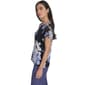 Womens Calvin Klein Short Mesh Sleeve Floral Blouse - image 3