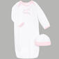 Baby Girl &#40;NB-3M&#41; Little Me&#40;R&#41; Thank Heaven Sleeper Nightgown w/Cap - image 1