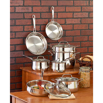 Kirkland Signature 13Pc Stainless Steel Cookware Set
