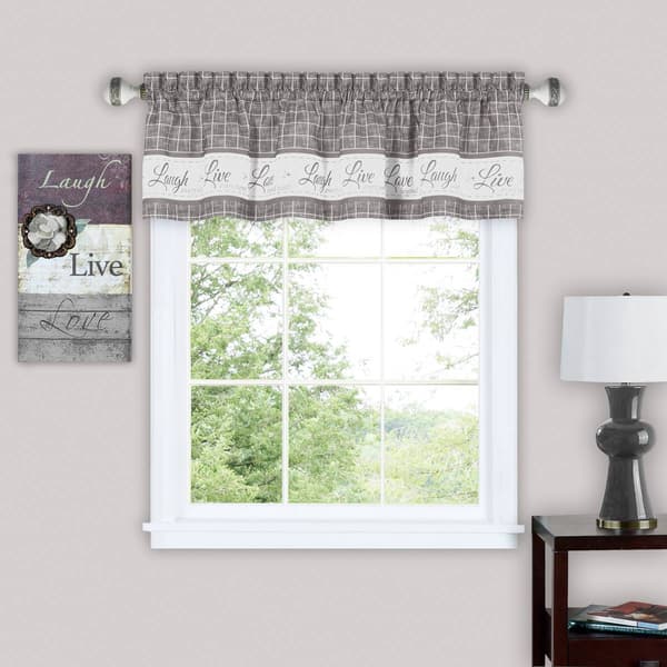 Achim Live Love Laugh Valance - 58x14