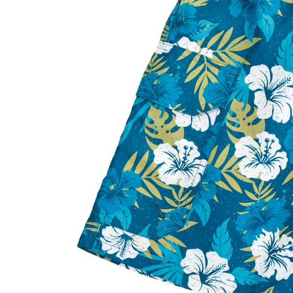 Young Mens SURFZONE&#174; Hibiscus Swim Trunks