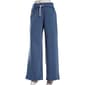 Juniors Derek Heart Fold Over Waist Wide Leg Fleece Sweatpants - image 1