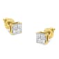 Diamond Classics&#40;tm&#41; 10kt. Yellow Gold Princess Stud Earrings - image 1