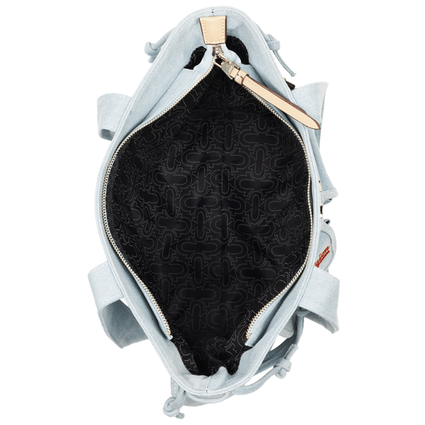 True Religion Multi-Patch Denim Tote