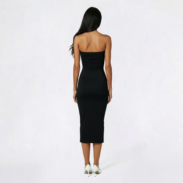 Juniors Madden Girl Rhinestone Strapless Midi Dress