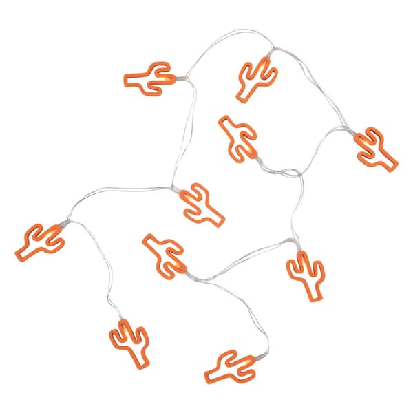 Northlight Seasonal 10-Count LED Cactus Fairy Lights