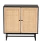 Baxton Studio Declan Espresso Wood 2-Door Storage Cabinet - image 4