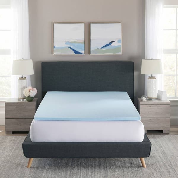 Bodipedic&#8482; 1.5in. Gel-Infused Memory Foam Mattress Topper