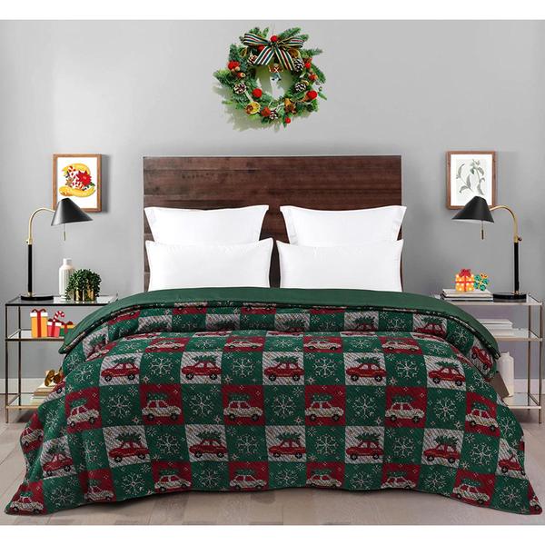 Ashley Cooper(tm) Cruiser Cross Stitch Plush Comforter - image 