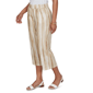 Womens Emaline Verde Grove II Stripe Abstract Pull On Capris - image 3