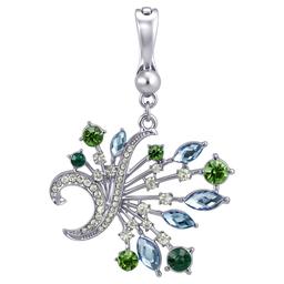 Wearable Art Blue Green Multi Stone Enhancer