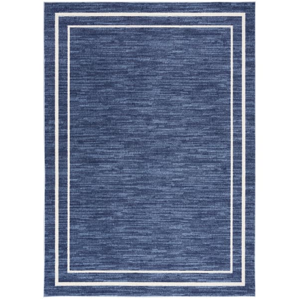 Nourison Essentials Bordered Indoor/Outdoor Large Area Rug