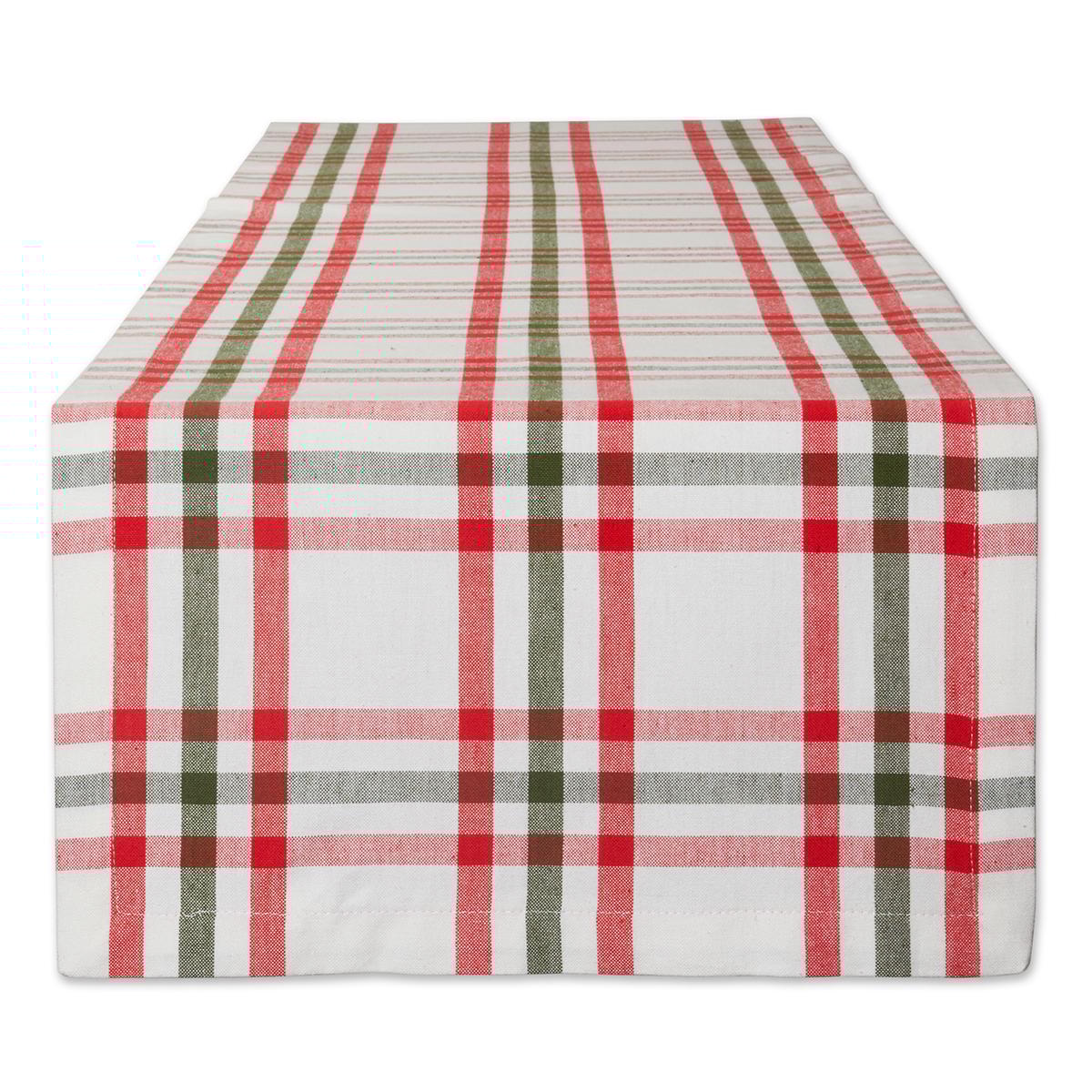 DII® Nutcracker Plaid Table Runner