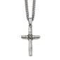 Mens Gentlemen's Classics(tm) Polished & Antiqued Cross Necklace - image 1