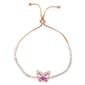 Gemstone by Gianni Argento Pink Sapphire Butterfly Bolo Bracelet - image 2