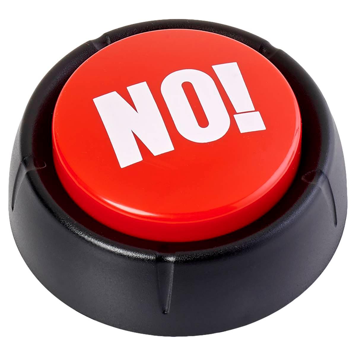 The Answer Is No Button