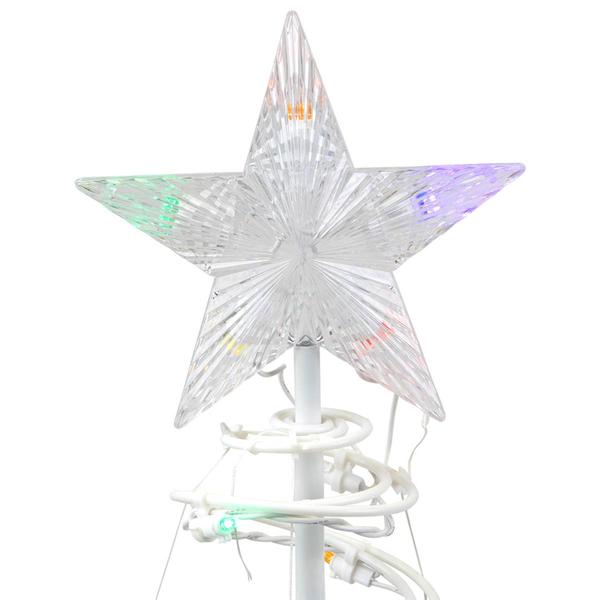 Northlight Seasonal 3ft. Multicolor Lights Spiral Cone Tree