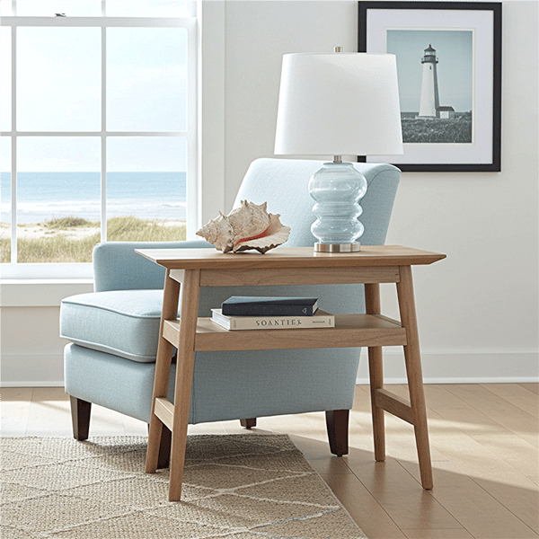 Fairway Avenue Home™ Solid Acacia Recliner Table - image 