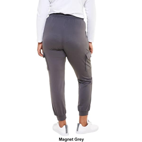 Juniors Plus No Comment Carpenter Cargo Jogger Sweatpants