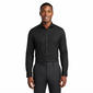 Mens Tom Baine Fitted Nylon Performance Long Sleeve Dress Shirt - image 1