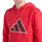 Boys (8-20) Adidas® Mesh Logo Hoodie - Pure Ruby - image 2
