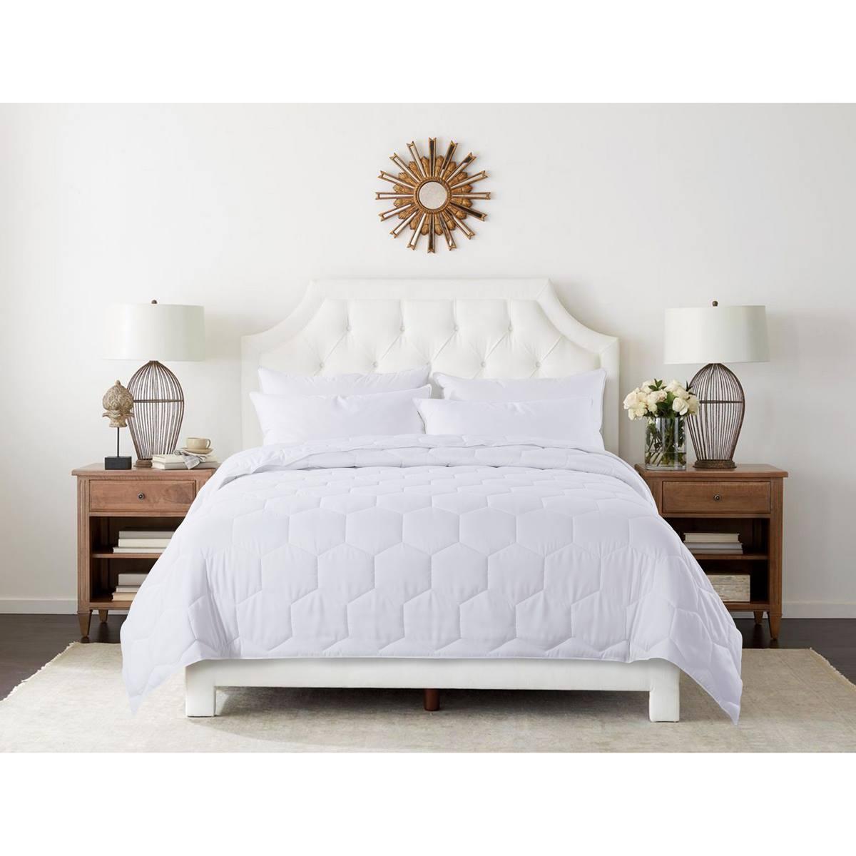 St. James Home Honeycomb Stitch-Down Alternative Blanket