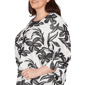 Plus Size Alfred Dunner Crowd Pleaser Floral Embroidery Blouse - image 5
