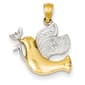 Gold Classics&#40;tm&#41; 14kt. Yellow Gold Peace Dove Pendant - image 1