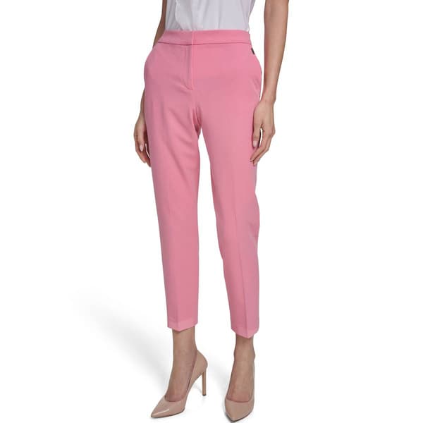 Womens Tommy Hilfiger Sloane Fly Front Solid Dress Pants
