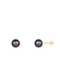 Splendid Pearls 14kt. Gold 6mm Round Pearl Stud Earrings - image 1
