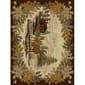 Tayse Nature Oak Deer Lodge Area Rug - Brown - image 1