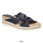 Womens Easy Street Ja Knotted Wedge Slide Sandals - image 7