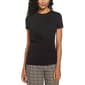 Womens ELLA Rafaella(R) Asymmetrical Wrap Short Sleeve Top - image 1