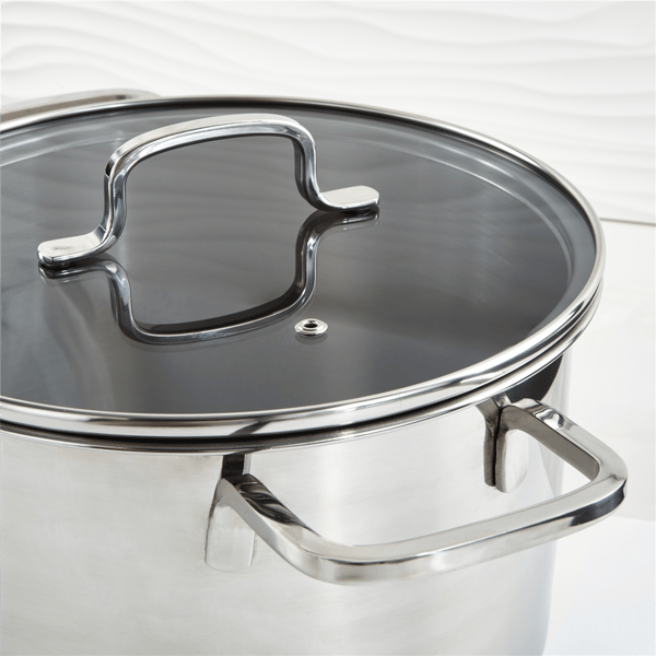 BergHOFF DiNA Helix Stainless Steel 15.85qt. Stockpot