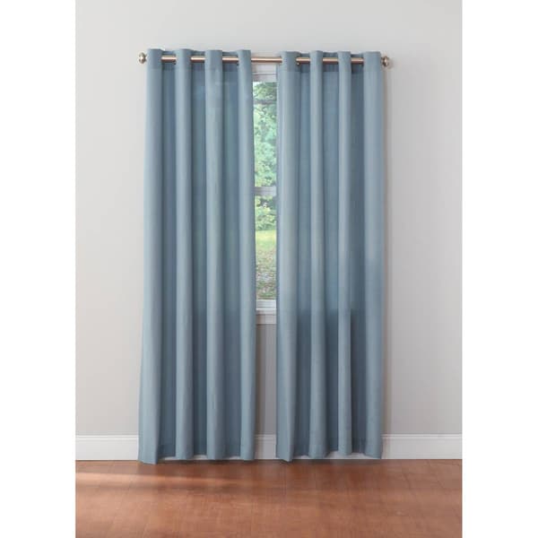 The Harmony Crushed Grommet Curtain Panel - image 