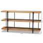 Baxton Studio Tarah Industrial Brown/Black Metal Console Table - image 8