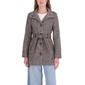 Womens Sebby Chevron Wool w/ Belt Peacoat - image 4