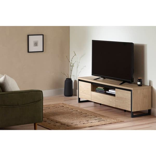 South Shore Munich Natural Oak TV Stand