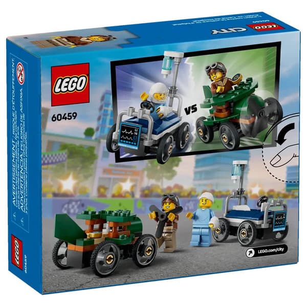 LEGO® CITY Pizza vs. Fire Truck Race Car Pack Building Kit